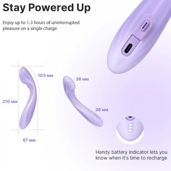 G-punkt Vibrator med Varme og To Motorer – Svakom Margot fra Sadistenstoolbox