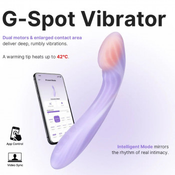 G-punkt Vibrator med Varme og To Motorer – Svakom Margot fra Sadistenstoolbox