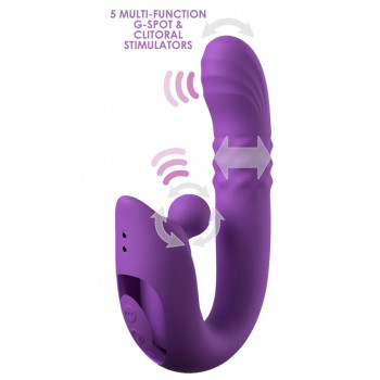 Rabbit Vibrator med Pulserende Perler – Harmoni Pro fra Sadistenstoolbox