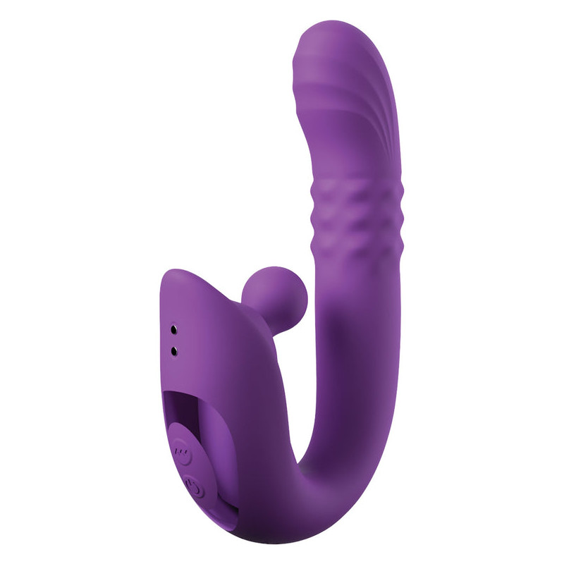 Rabbit Vibrator med Pulserende Perler – Harmoni Pro fra Sadistenstoolbox
