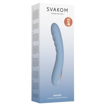 App-styret Vibrator med Stødfunktion – Svakom Ava Neo fra Sadistenstoolbox