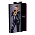 Plus Size Wetlook Catsuit – 2-vejs Lynlås – Sort fra Sadistenstoolbox
