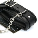 Halsbånd - Padded Collar with Leash Black