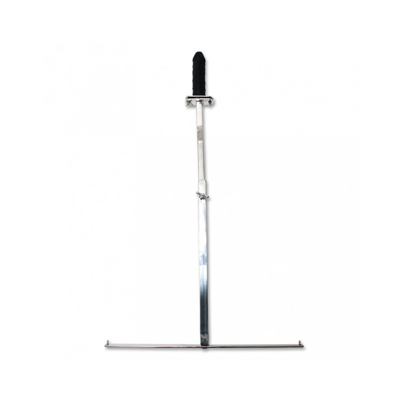 Spredestang med Dildoholder – T-form 60 cm – Rimba fra Sadistenstoolbox