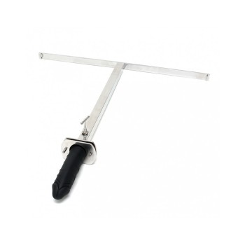 Spredestang med Dildoholder – T-form 60 cm – Rimba fra Sadistenstoolbox