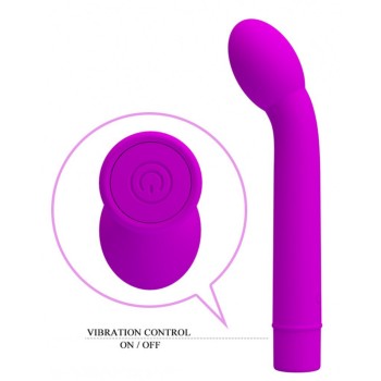 Bøjelig G-punkt Vibrator – Pretty Love Logan Pink fra Sadistenstoolbox