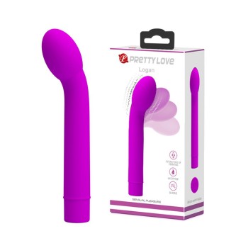 Bøjelig G-punkt Vibrator – Pretty Love Logan Pink fra Sadistenstoolbox