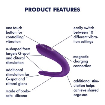 Satisfyer Partner Double Classic fra Sadistenstoolbox