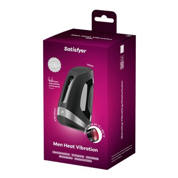 Satisfyer Men Heat Vibration – Masturbator med Varme fra Sadistenstoolbox