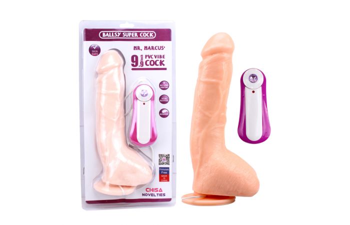 Dildo med sugekop og vibrator